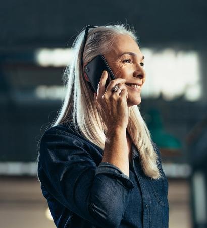 lady talking